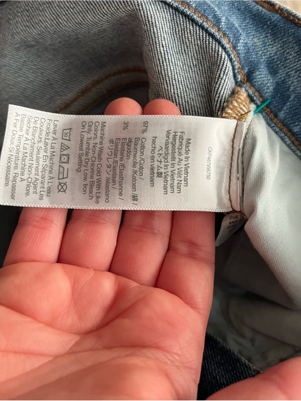 Madewell Women’s Tall Kick Out Crop Jeans Oneida Wash Super Stretch - Size 27T - Picture 7 of 10